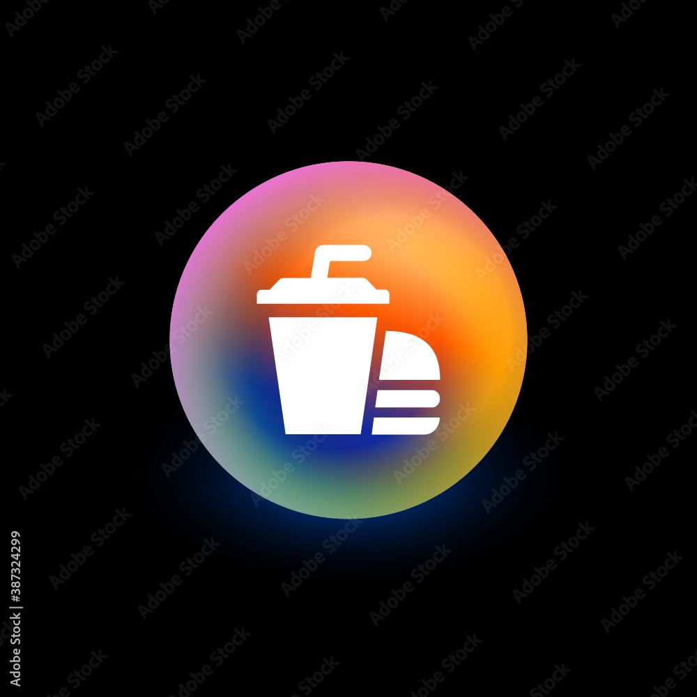 Fast Food - App Button Fast Food - App Button