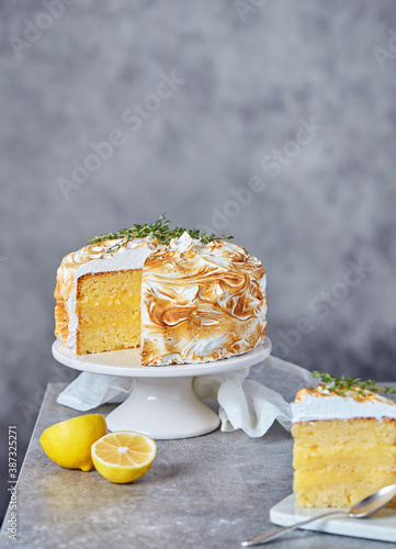 Lemon cake photo