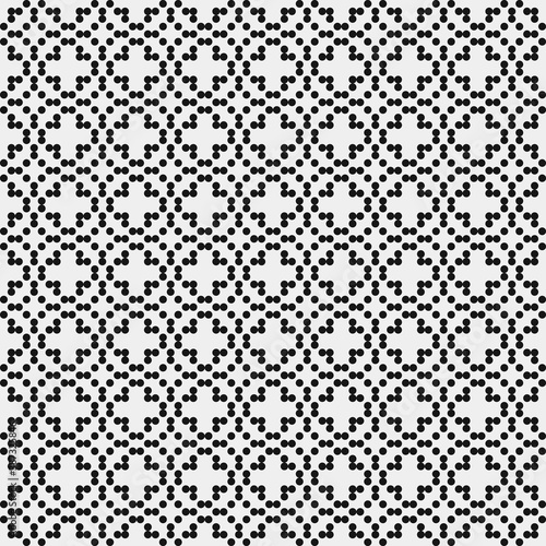 Abstract Cross Pattern Dots Logo generative computational art illustration