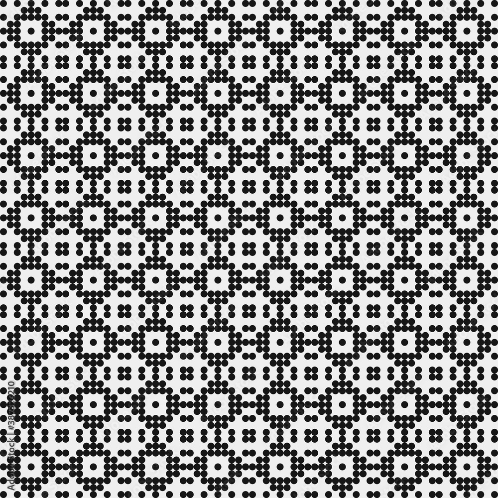 Abstract Cross Pattern Dots Logo generative computational art illustration Abstract Cross Pattern Dots Logo generative computational art illustration
