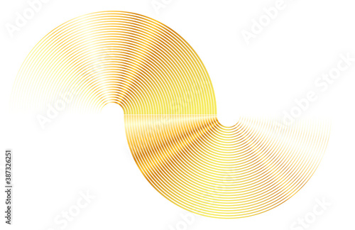 Luxery golden disk background glow light efect. Hot with space for your message