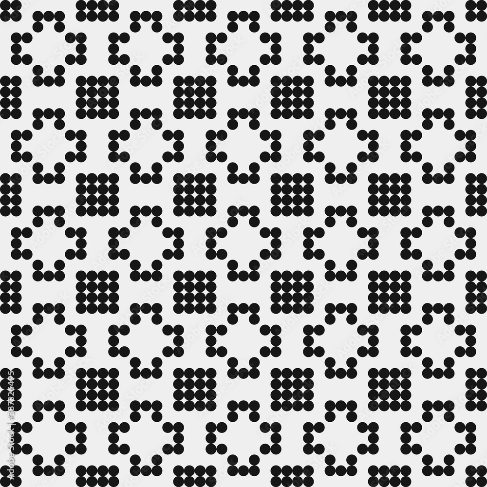 Abstract Cross Pattern Dots Logo generative computational art illustration Abstract Cross Pattern Dots Logo generative computational art illustration