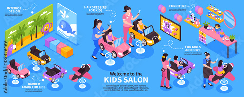 Children Salon Infographics