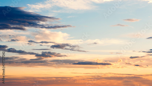 sunset with clouds © kabanos12
