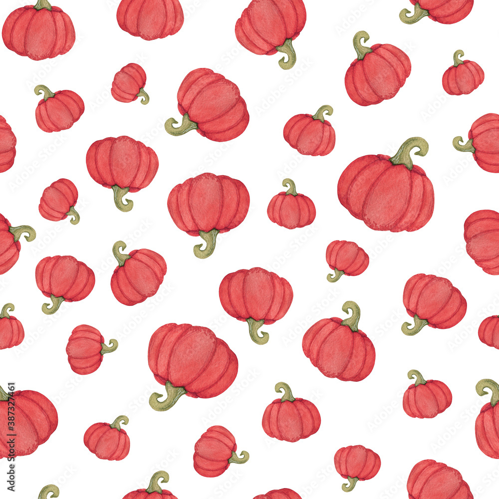 coral pumpkins pattern coral pumpkins pattern