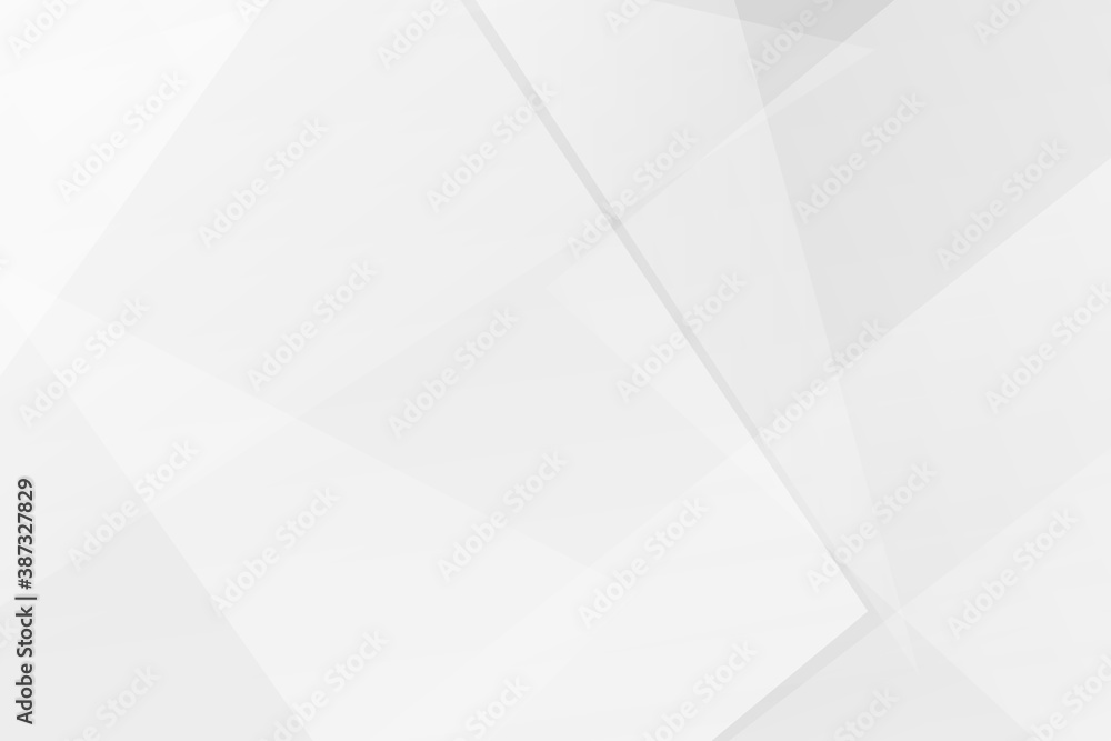 Fototapeta premium Abstract white and grey on light silver background modern design. Vector illustration EPS 10.