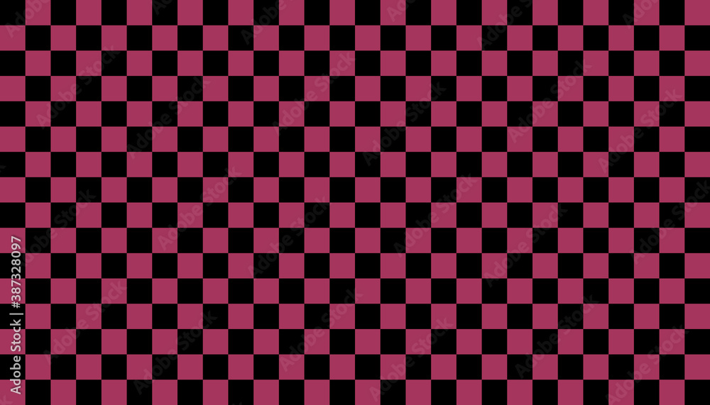 Fototapeta premium Japanese pattern. Checks, checked pattern, square, lattice pattern. 日本の和柄。市松模様、チェック柄、正方形、格子柄