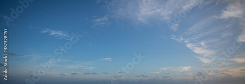 blue sky with clouds