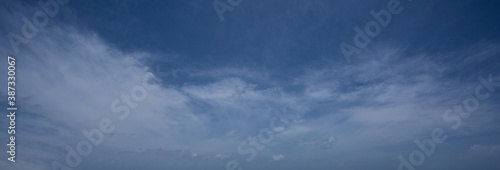 blue sky with white clouds