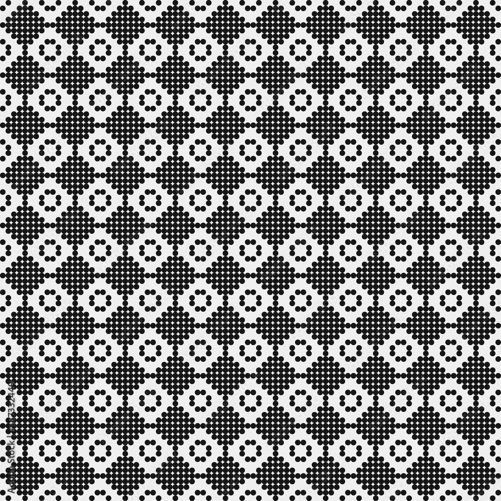 Abstract Cross Pattern Dots Logo generative computational art illustration Abstract Cross Pattern Dots Logo generative computational art illustration