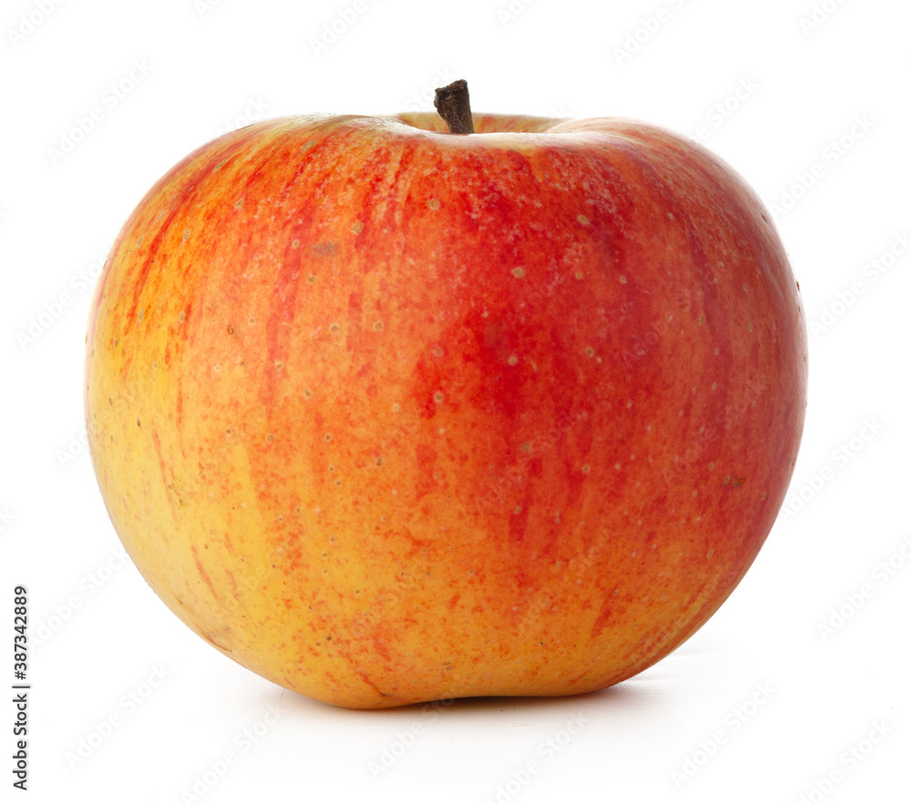 Ripe red apple isolated on white background Ripe red apple isolated on white background