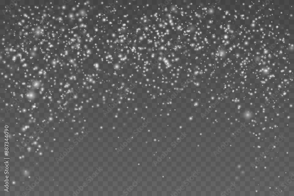 Vector heavy snowfall, snowflakes in different shapes and forms. Snow flakes Vector heavy snowfall, snowflakes in different shapes and forms. Snow flakes