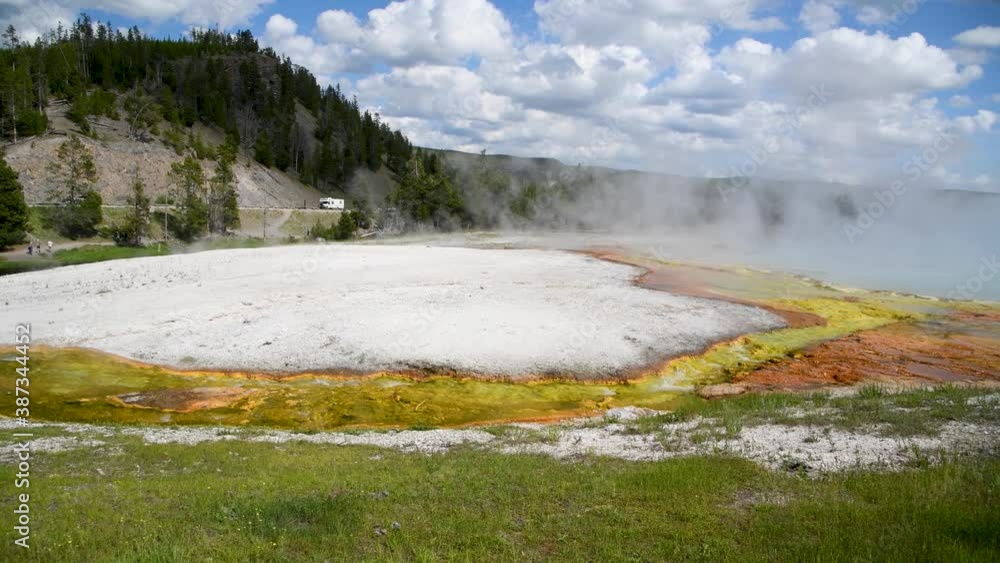 Midway Geyser Basin, Yellowstone National Park, Wyoming, USA Midway Geyser Basin, Yellowstone National Park, Wyoming, USA