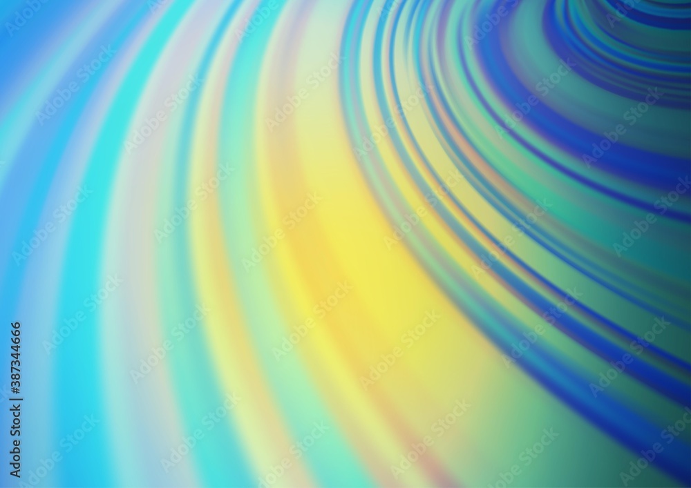 Obraz premium Light Blue, Yellow vector bokeh pattern.