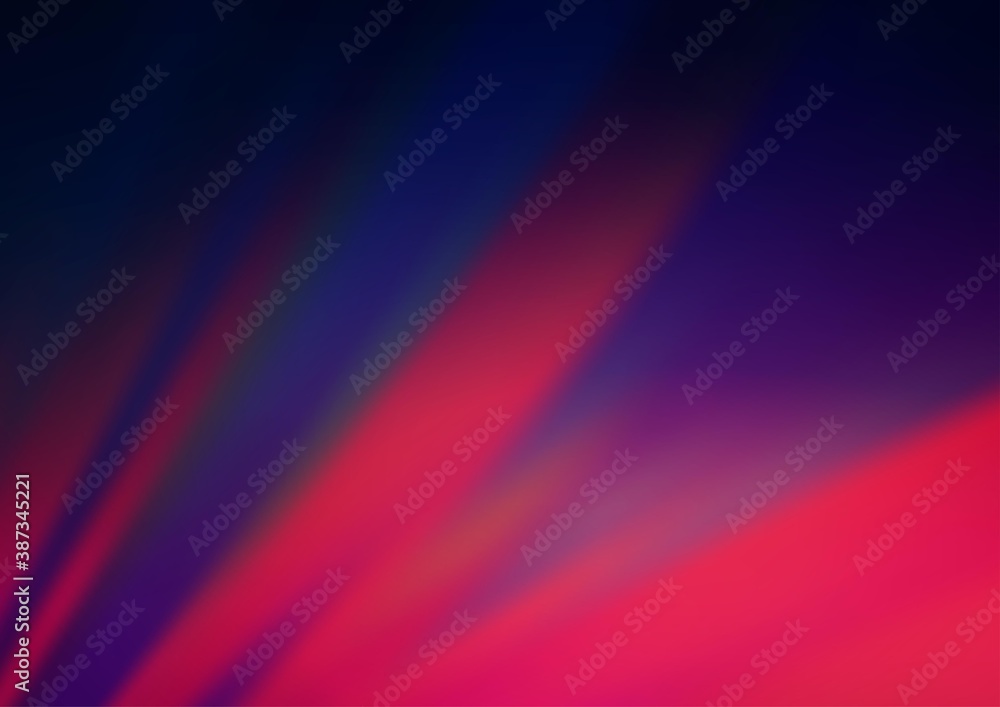 Dark Purple, Pink vector background with straight lines.