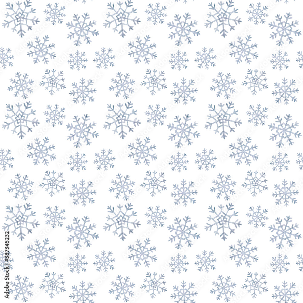Delicate new year pattern with christmas elements for festive packaging