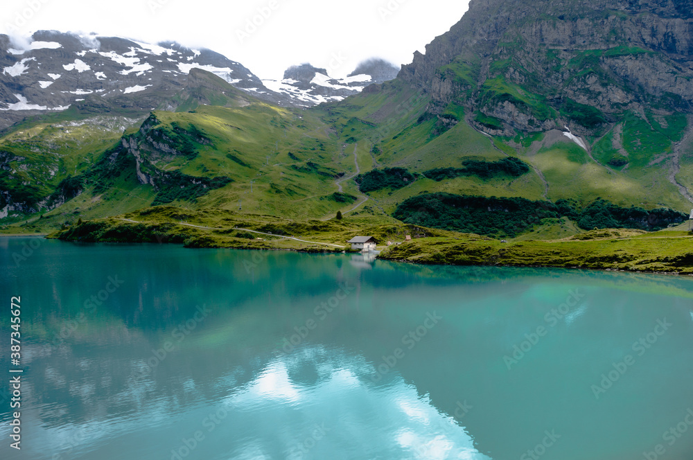 Swiss alpine lake