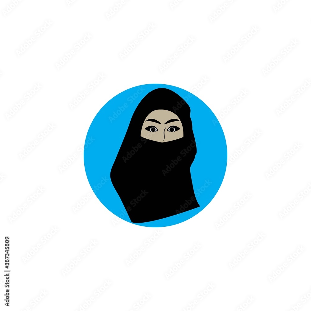 beauty woman hijab vector design beauty woman hijab vector design