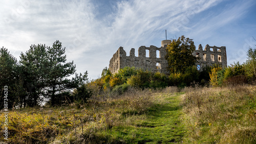 Jura Krakowsko-Cz  stochowska  ruiny zamku w Rabsztynie