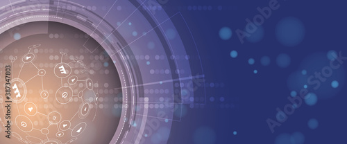 abstract technology background Business & development