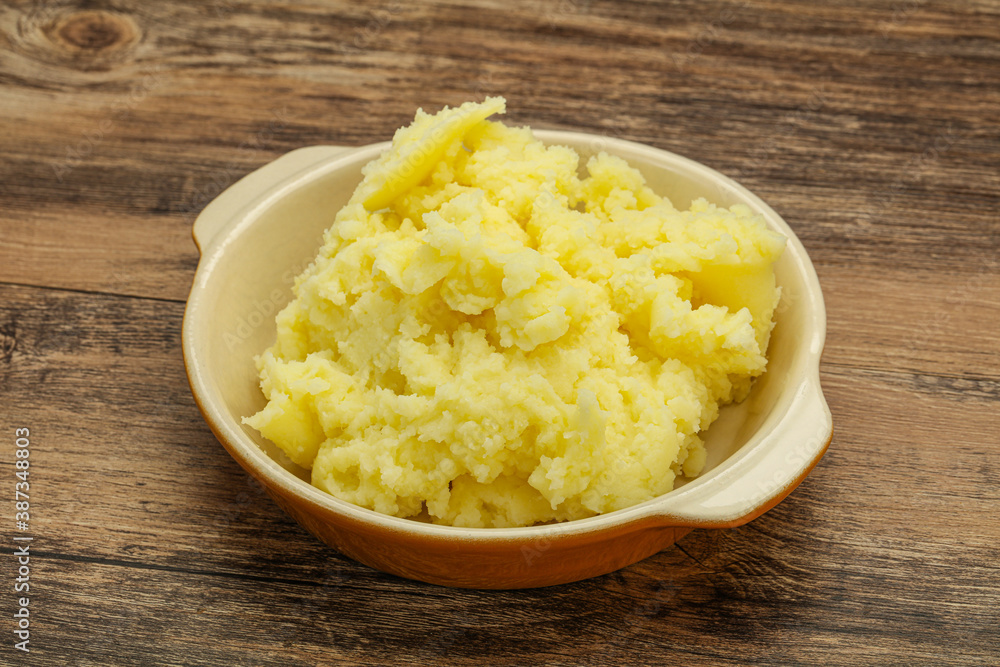 Mashed potato in the bowl Mashed potato in the bowl