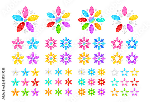 宝石／花／マーキース
