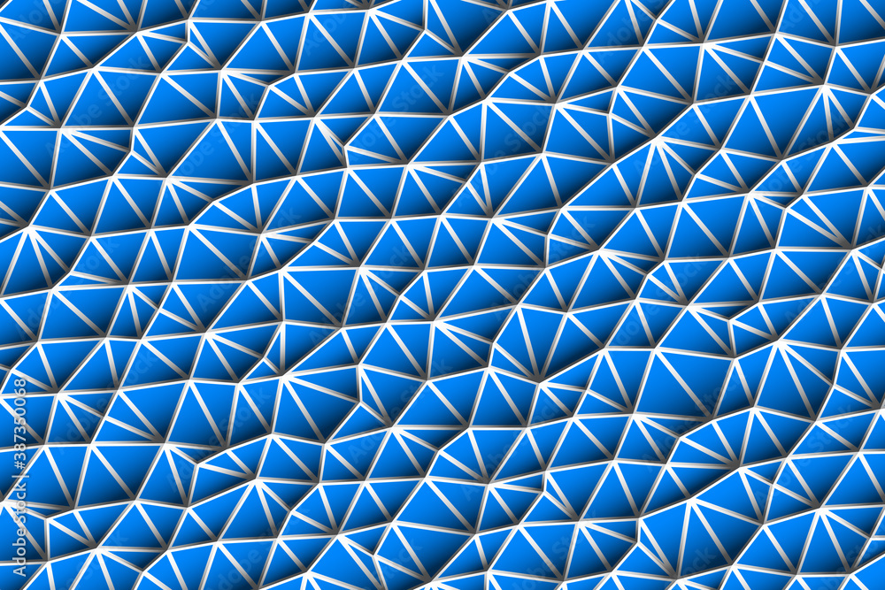 Polygonal blue and white mosaic background. Abstract low poly vector illustration. Triangular pattern in halftone style. Template geometric business design with triangle for poster, banner. Polygonal blue and white mosaic background. Abstract low poly vector illustration. Triangular pattern in halftone style. Template geometric business design with triangle for poster, banner.
