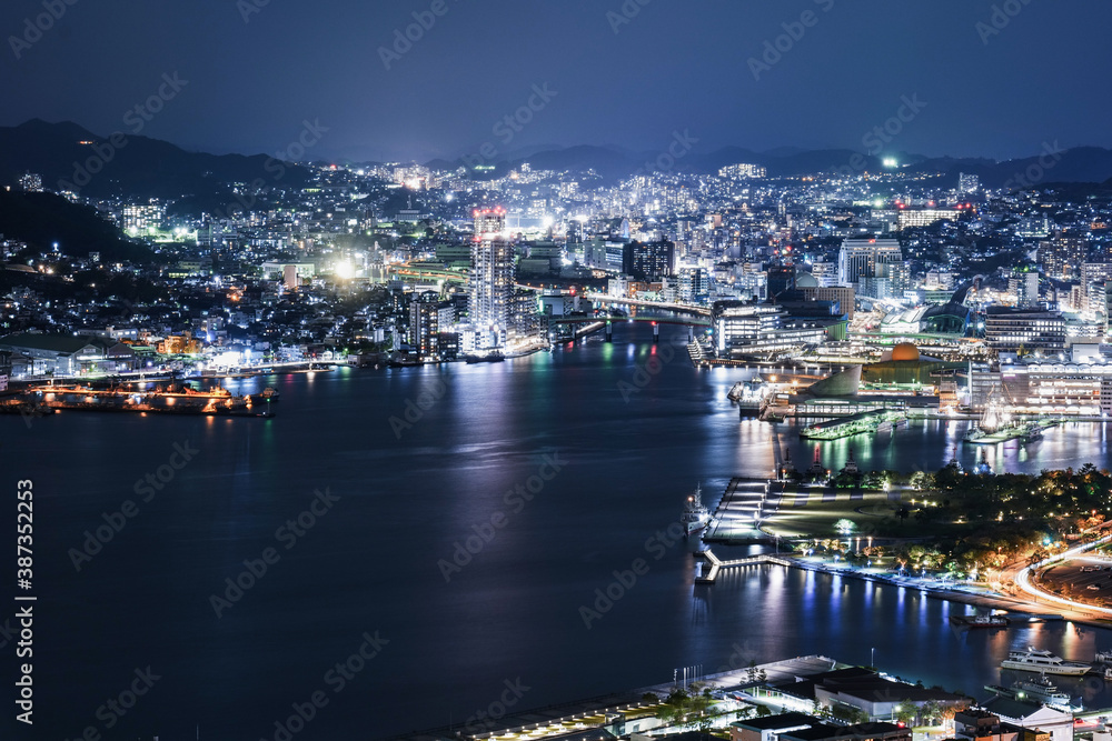 世界新三大夜景　長崎　鍋冠山から眺望