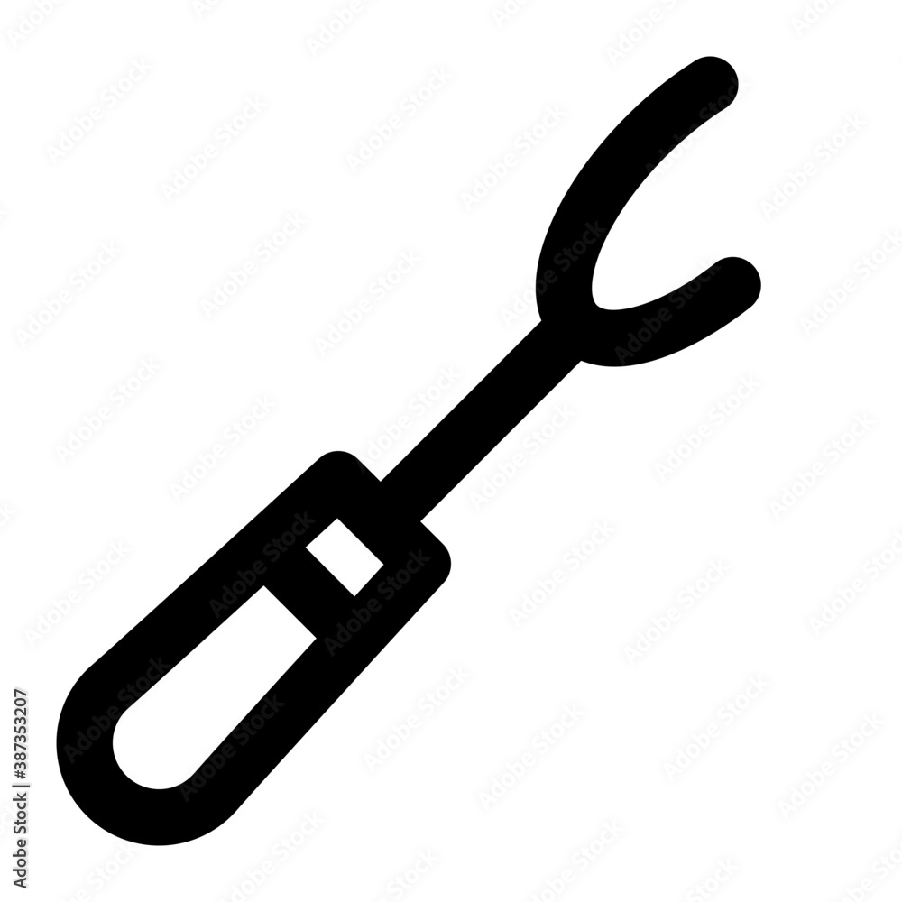Seam Ripper Line Icon Vector Seam Ripper Line Icon Vector