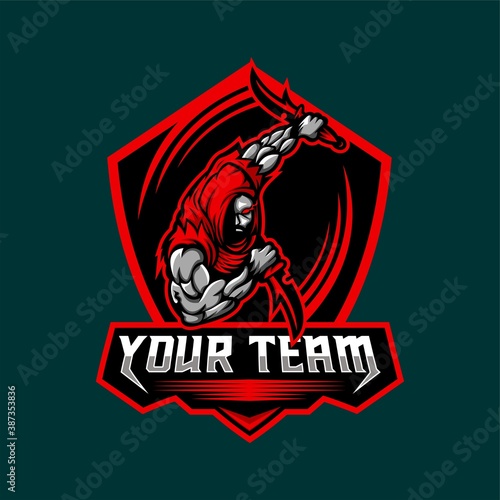 Maskot Logo DAGGER MAN