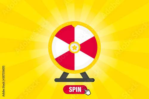 Roulette for gambling and win jackpot. Colorful wheel of luck or fortune. Online casino, spin and win wheel. Fortune wheel for casino. Casino money games. Spinning fortune wheel