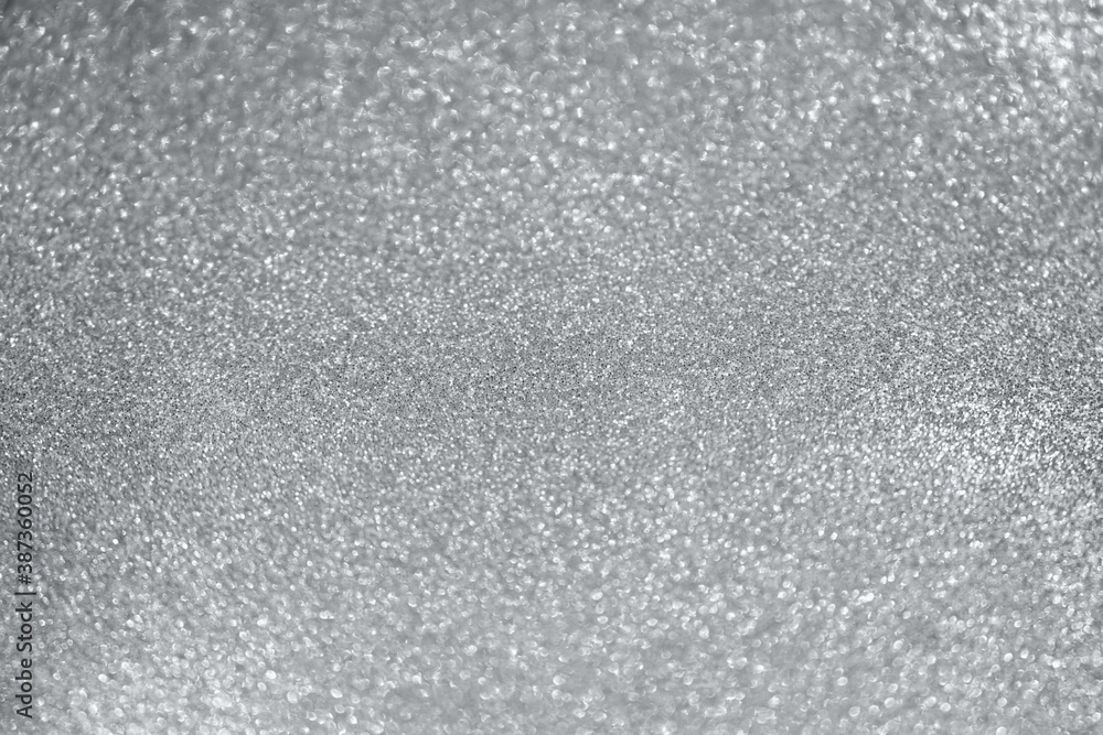 Abstract silver glitter sparkle texture background