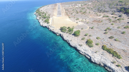 This is an airstrip on the island of Kisar close to the ocean