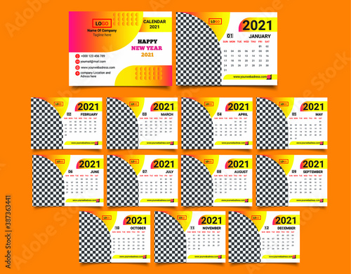 New Year Calendar 2021