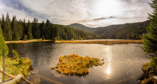 Kleiner Arbersee | Bayerischer Wald | Urlaub | Tourismus | Panorama photo