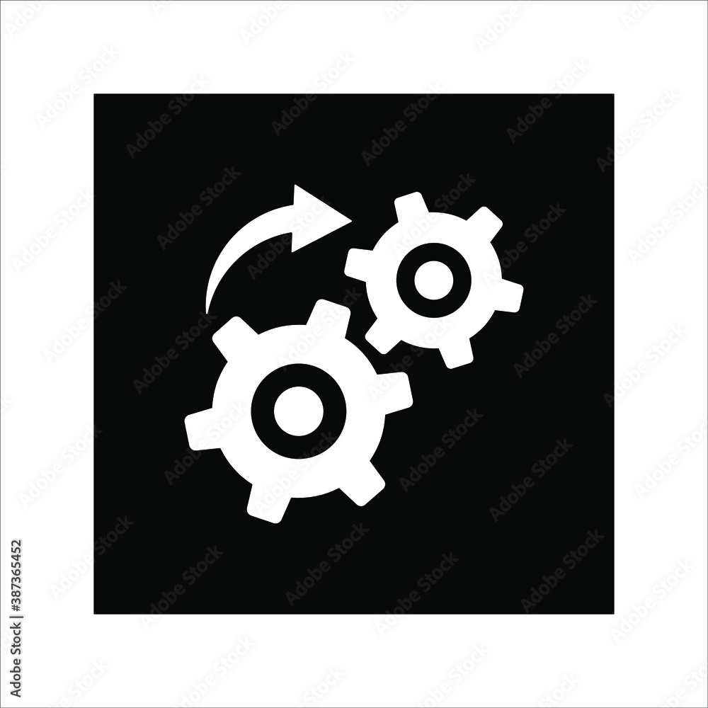 Loading process. Update system icon. Concept of upgrade application progress icon for graphic and web design on white background Loading process. Update system icon. Concept of upgrade application progress icon for graphic and web design on white background