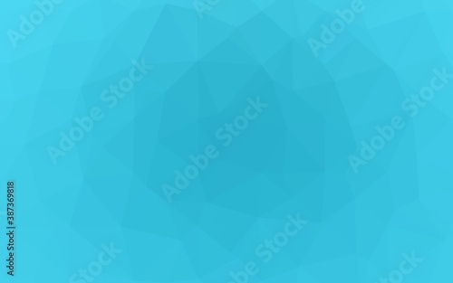 Light BLUE vector polygonal background.