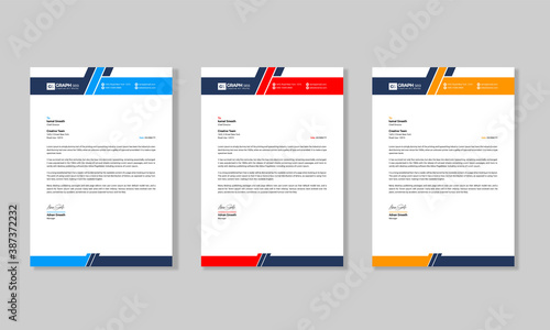 Corporate Business letterhead Design