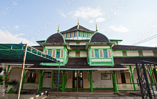 Adji Amir Hasanoedin Mosque, a heritage and old mosque in Tenggarong, Kutai Kartanegara, East Kalimantan, Indonesia. photo