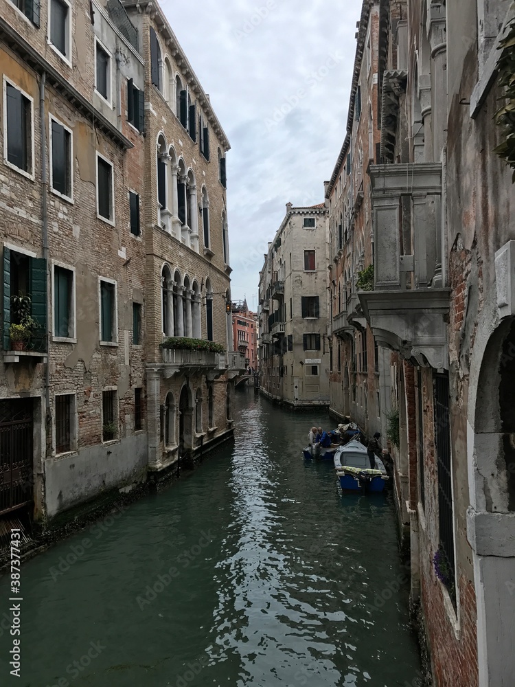 Venice canal view city