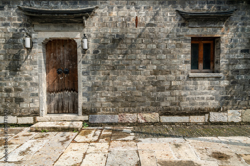 Ancient town buildings and streets in Nanjing  China