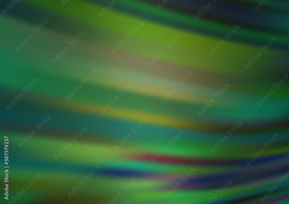 Obraz premium Light Green vector abstract bokeh pattern.
