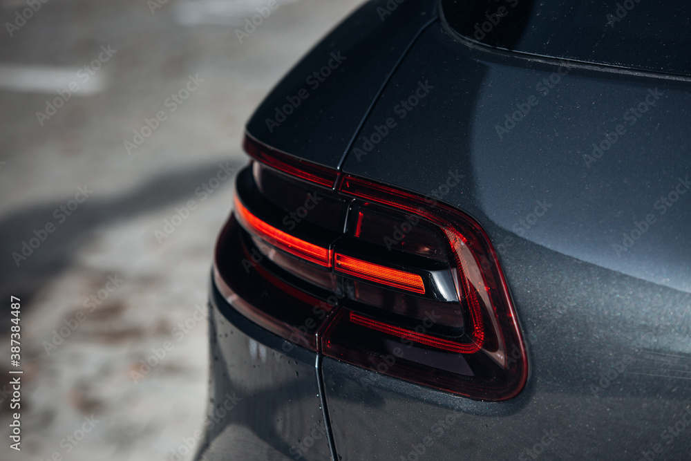 Fototapeta premium Modern car rear taillight lamp