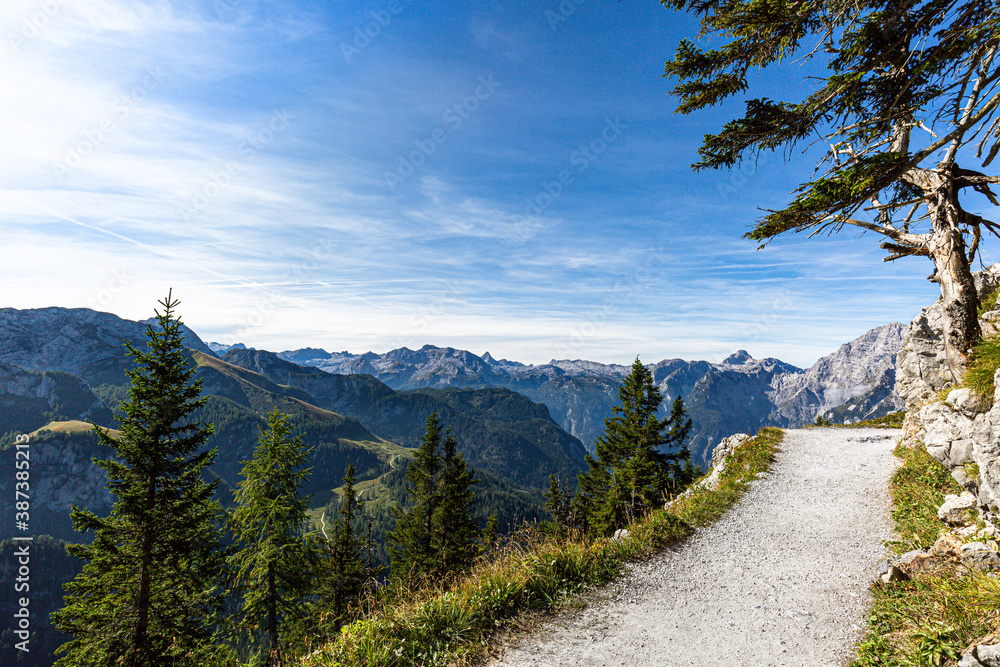 Obraz premium Wanderung auf dem Jenner
