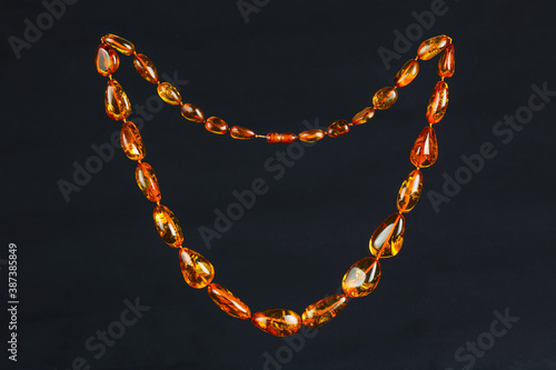 jewelery beads made of amber © Mikhail