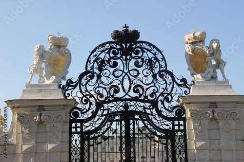 Obraz na płótnie Gate to Belvedere in Vienna
