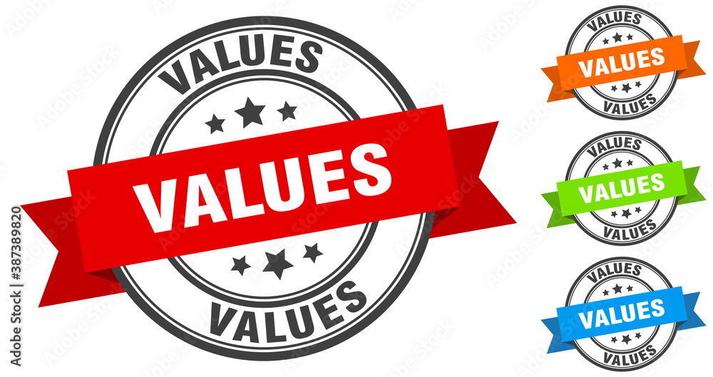 values stamp. round band sign set. label values stamp. round band sign set. label