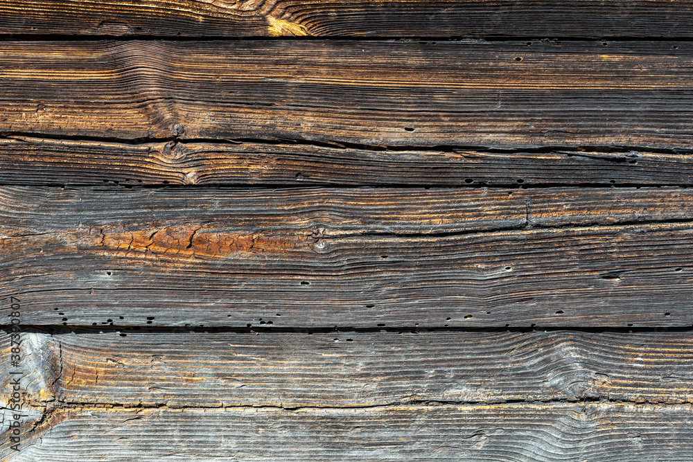 The old wood texture with natural patterns The old wood texture with natural patterns