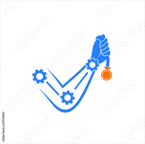 Pictures about Biomechanics. Vector art.