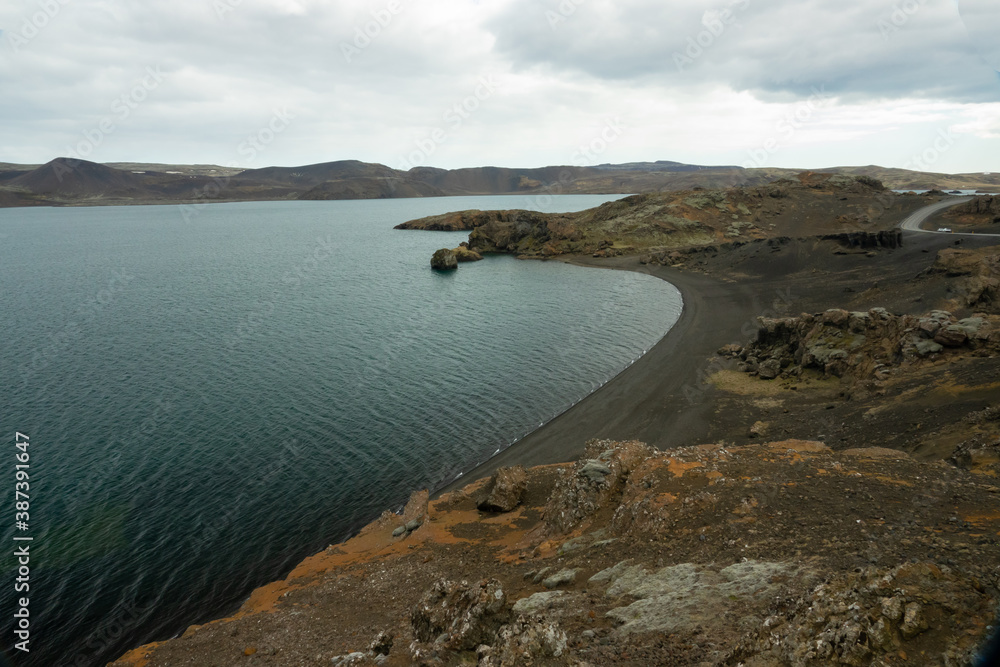 Islande, lac de Kleifarvatn